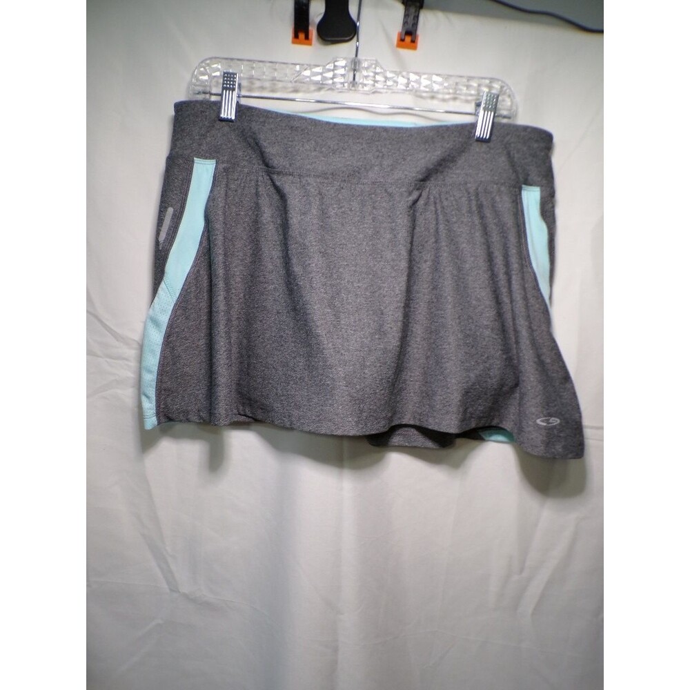 c9 by champion Women XL Gray Athletic Skort with Built-In Shorts